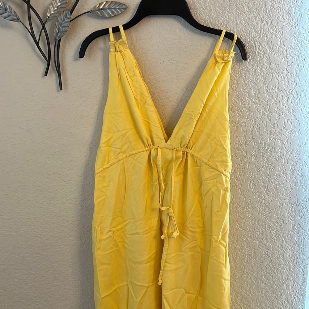 MAJORELLE Esther Midi Dress In Canary Yellow - Picture 5 of 11
